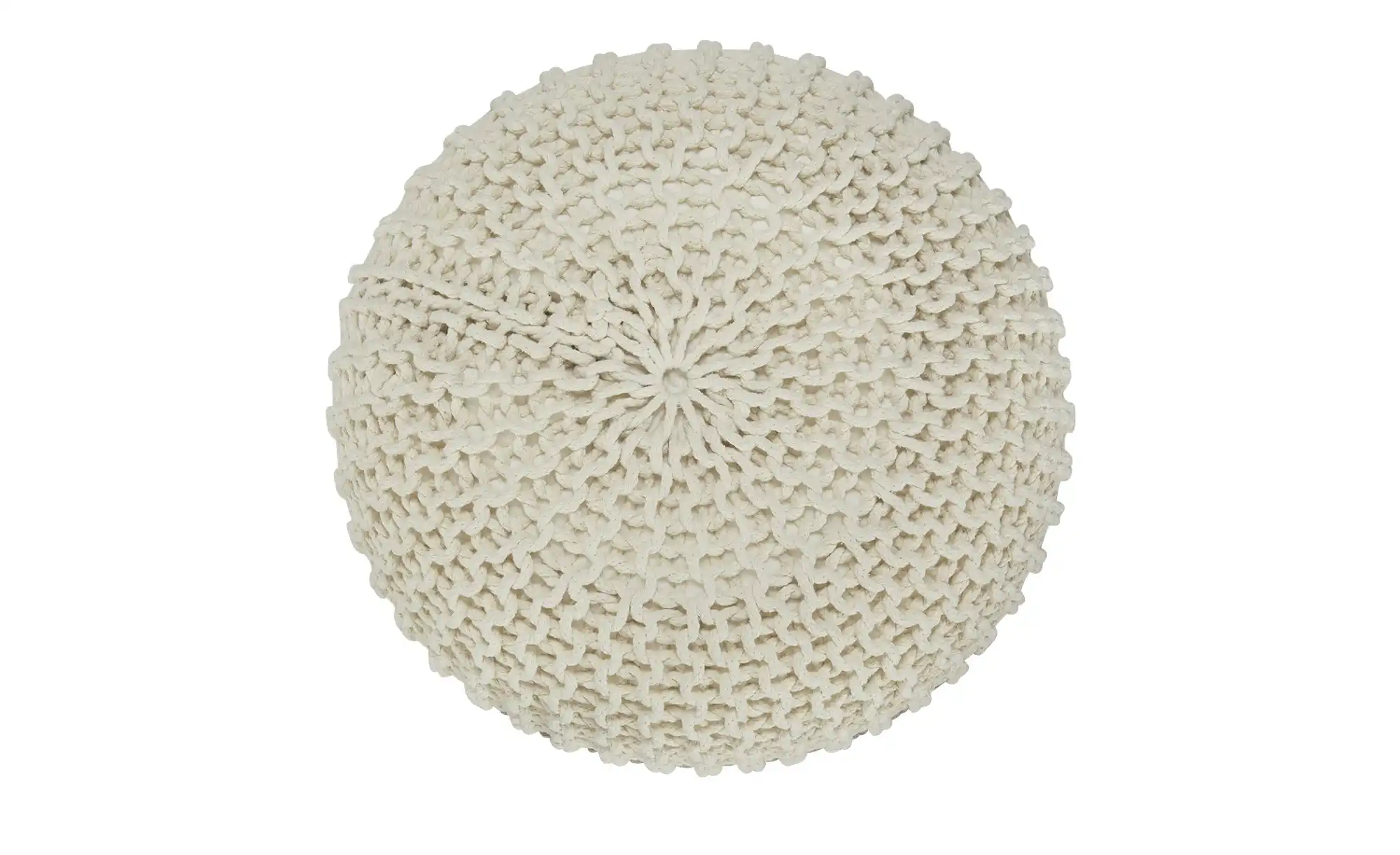 como Strickpouf