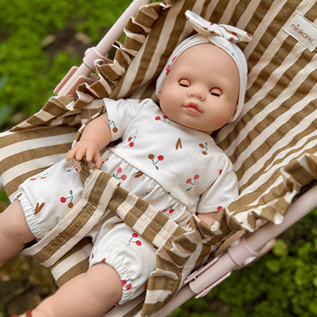 minikane babypop met slaapoogjes emilie - 36 cm