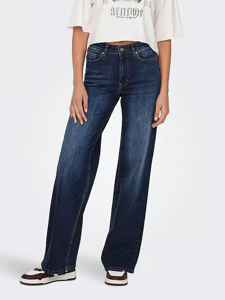 ONLY Jeans Wide Leg ONLMADISON BLUSH dunkelblau