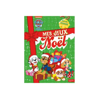 Mes jeux de Noël - La Pat'Patrouille - livre d'images avec autocollants