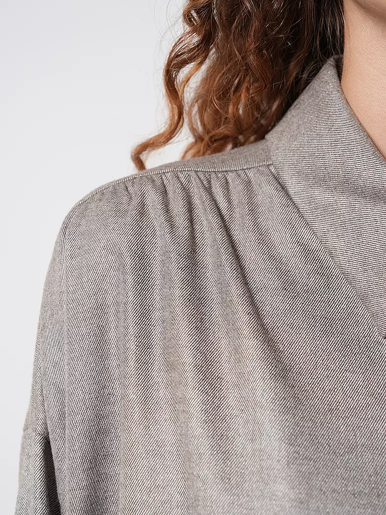 DRYKORN Bluse Oversized Fit FLANNA  hellbraun