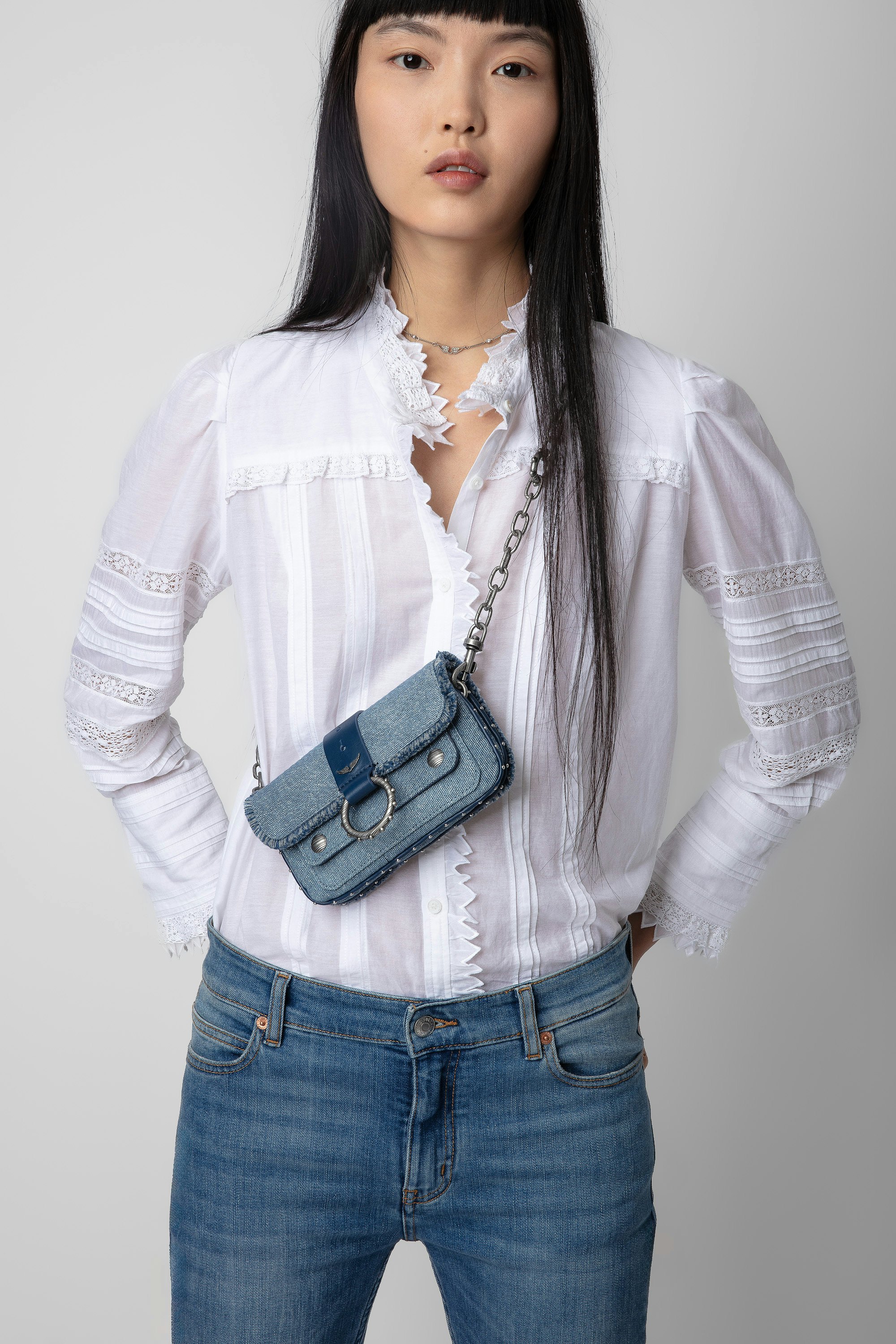 Sac Kate Wallet Denim