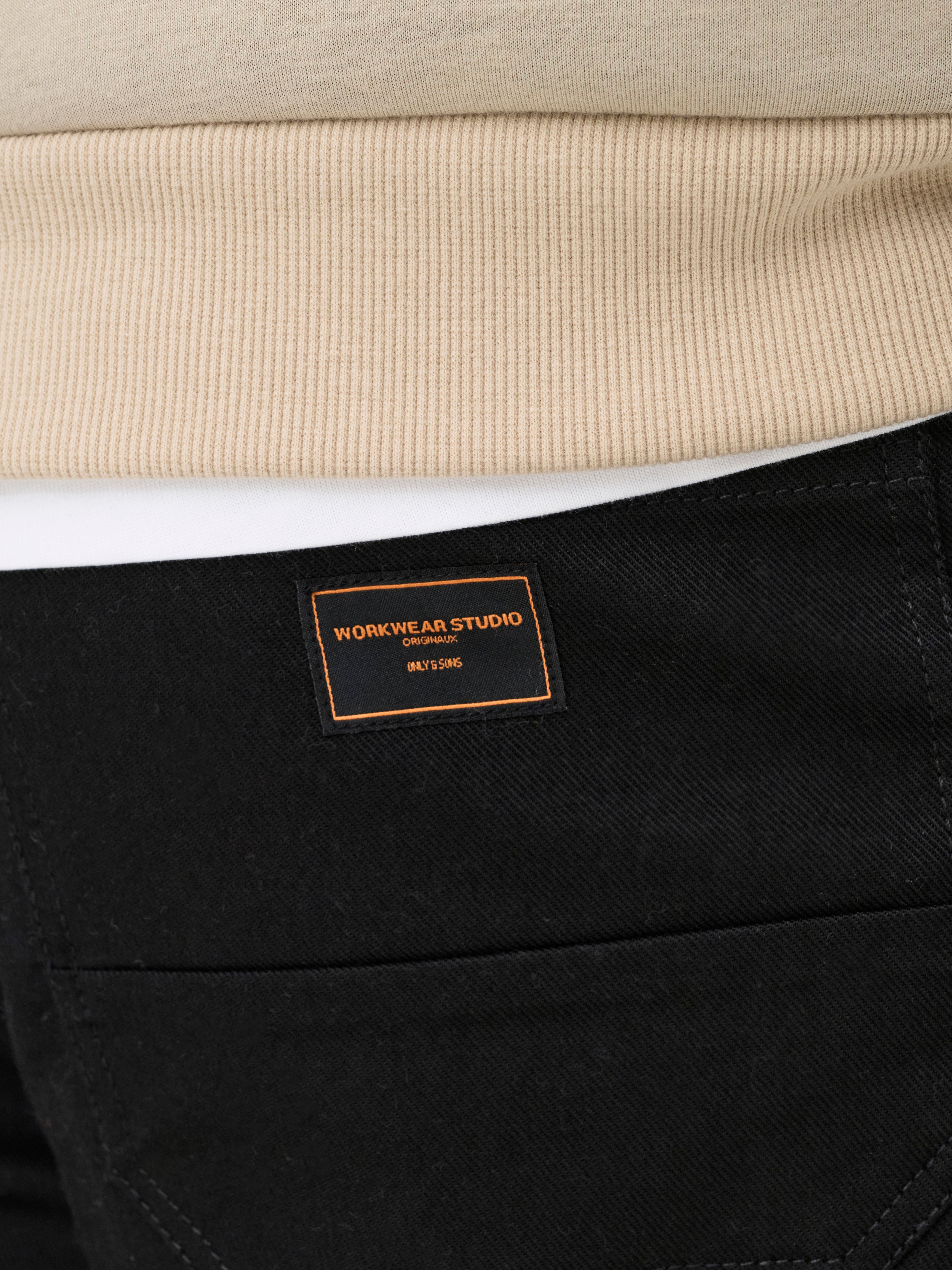 ONSEDGE Gerade geschnitten Hose Black