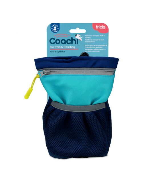 Coachi Pro Train & Treat Bag Navy & Light Blue - Hondenopvoeding - Navy Lichtblauw