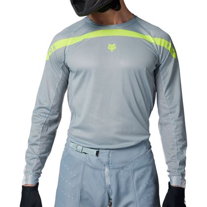 Maillot cross Fox AIRLINE AVIATION JERSEY 2024 - Gris