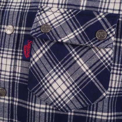 Surchemise Segura SIERRA - Bleu / Blanc