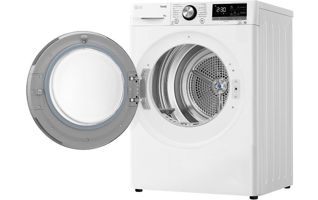 Wäschetrockner RT80V9W Links/Wechselbar<br>Tumbler mit «Dual» Inverter-Wärmepumpe