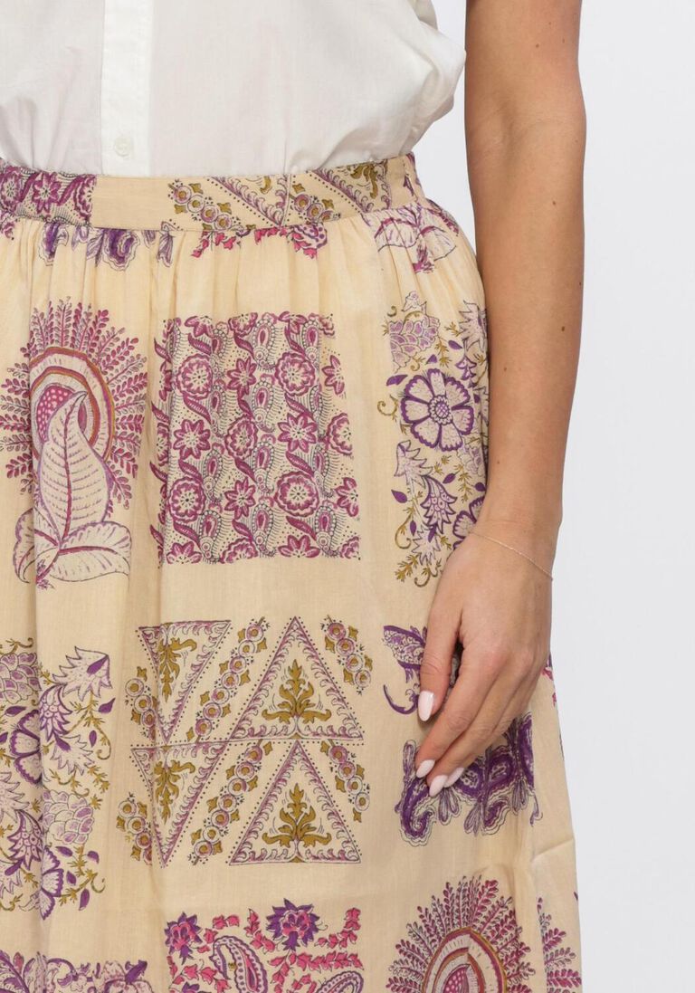 creme antik batik maxirok jane skirt