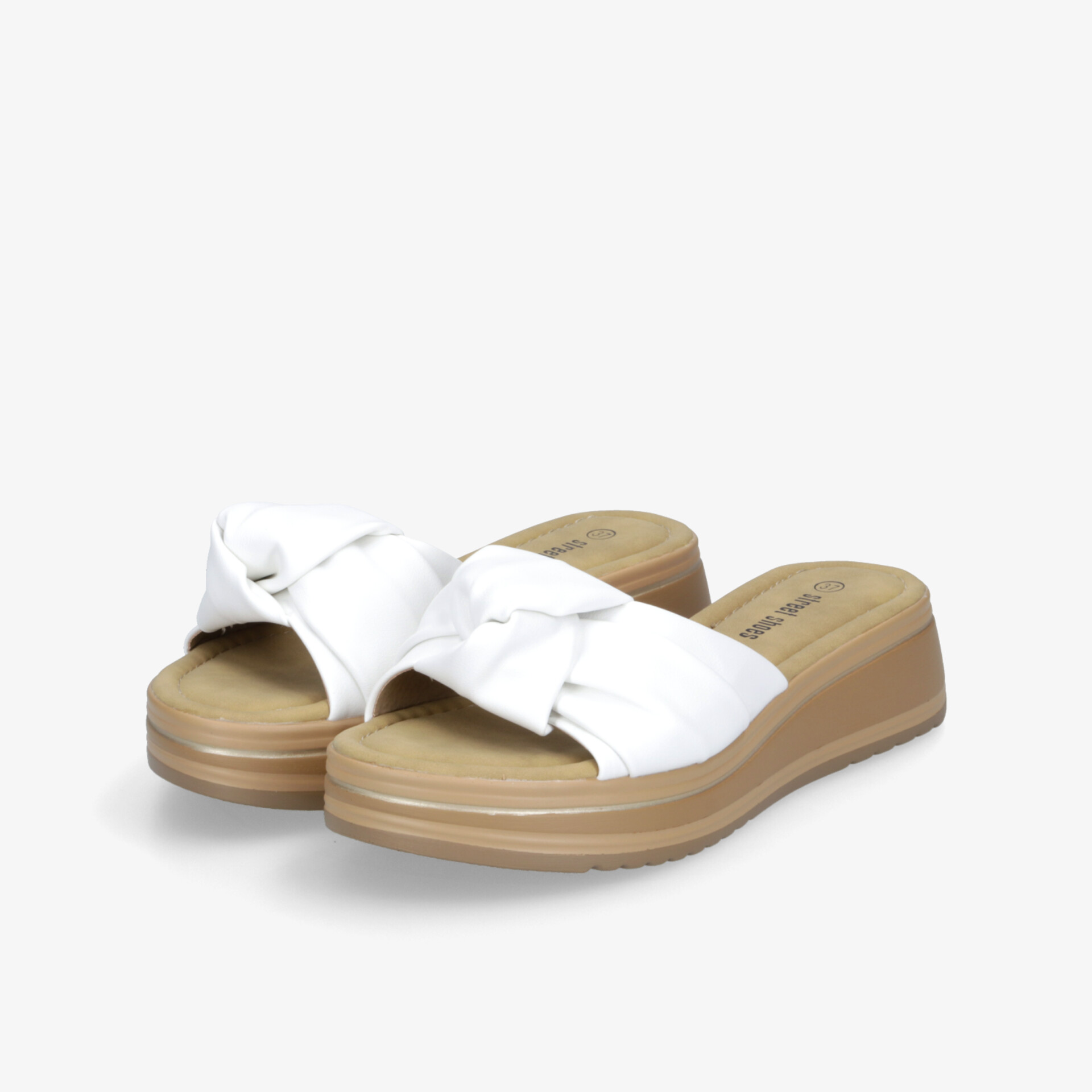 street shoes Damen Pantoletten weiß