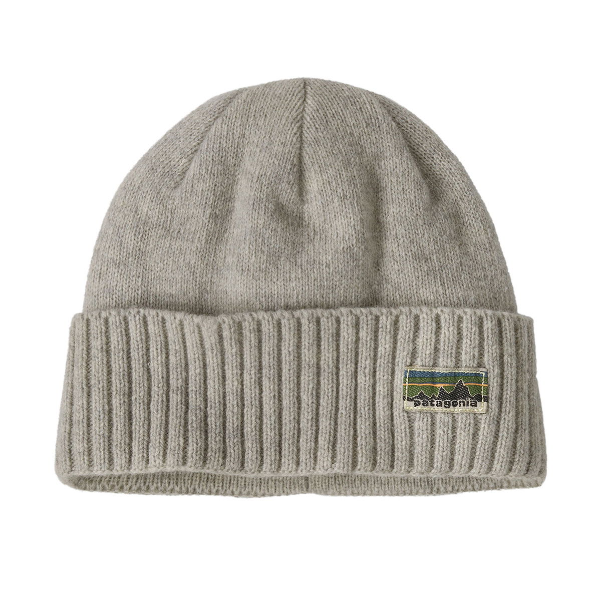 Patagonia Brodeo Wool Beanie (Legacy/Label/Grey)