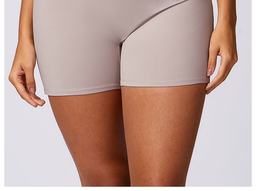 Skinniano - Hoge taille effen yogashorts