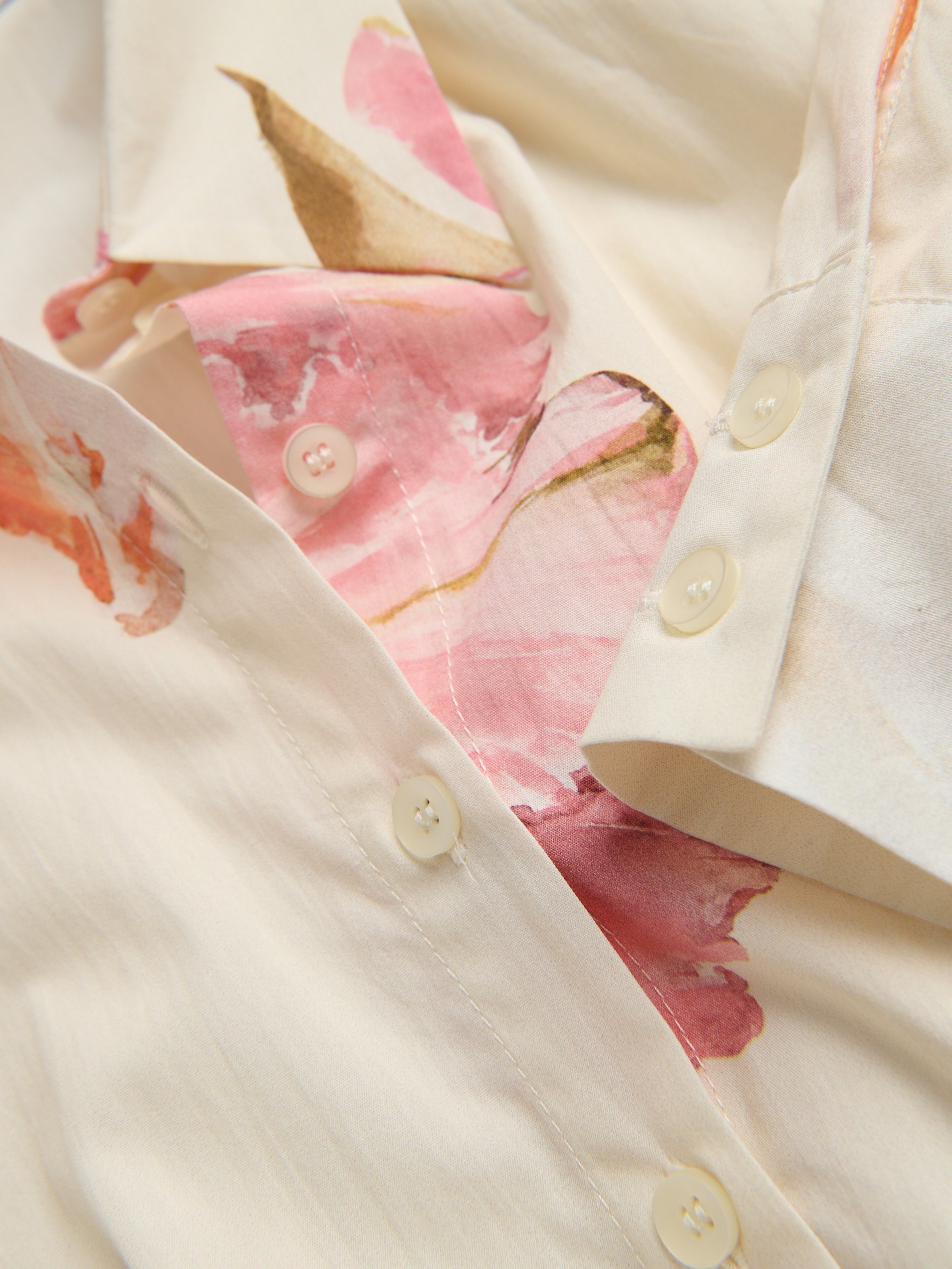 Hemdkleid mit Blumenmuster