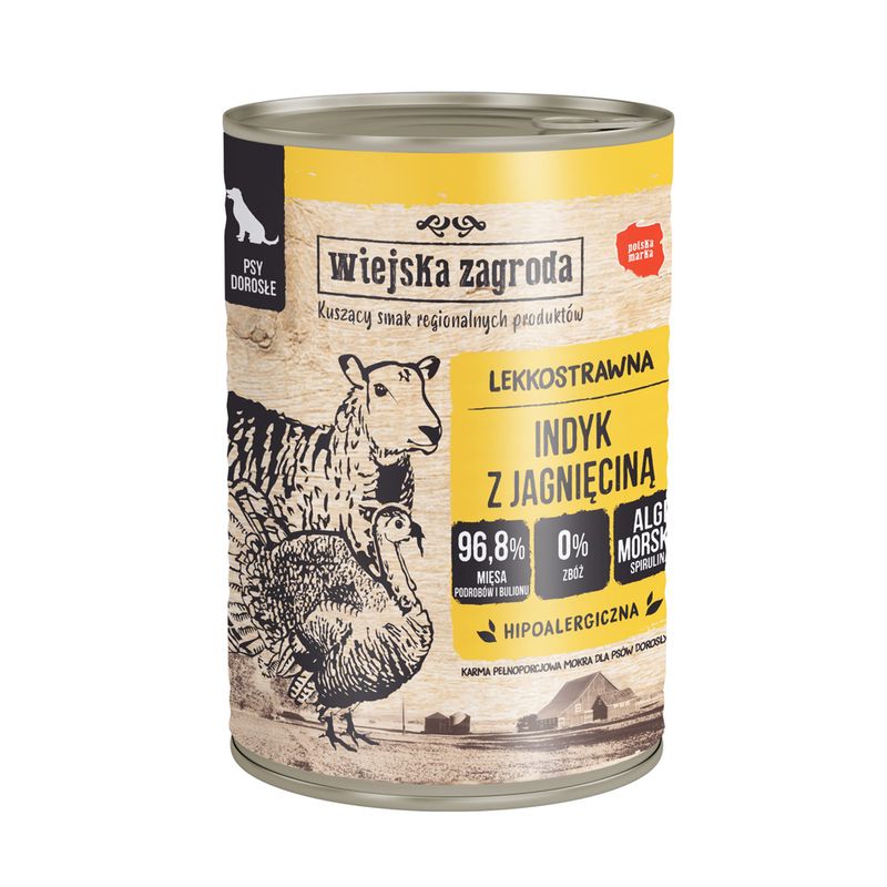 Wiejska Zagroda Dog 12 x 400 g