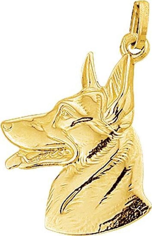 hanger herdershond 14K geelgoud 4009325