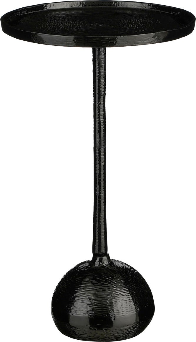 Mica Decorations bijzettafel Colin zwart D 34 H 58 cm