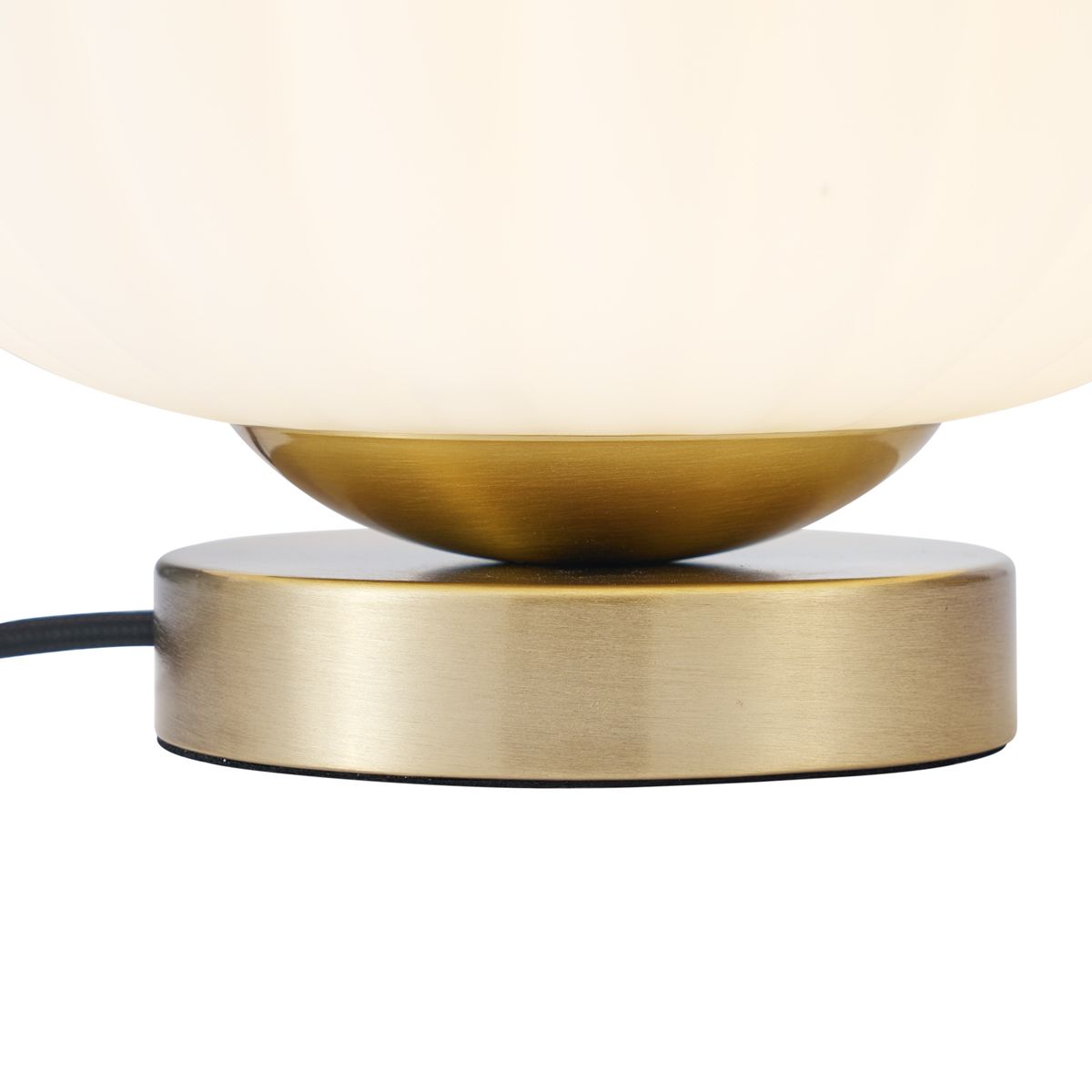 Design tafellamp messing met opaal glas - Mochi