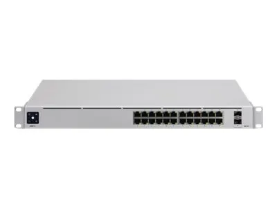 Ubiquiti UniFi Switch USW-Pro-24 - Switch - L3 - Administreret - 24 x 10/100/1000   2 x 10 Gigabit SFP  (uplink) - monterbar på stativ, desktop