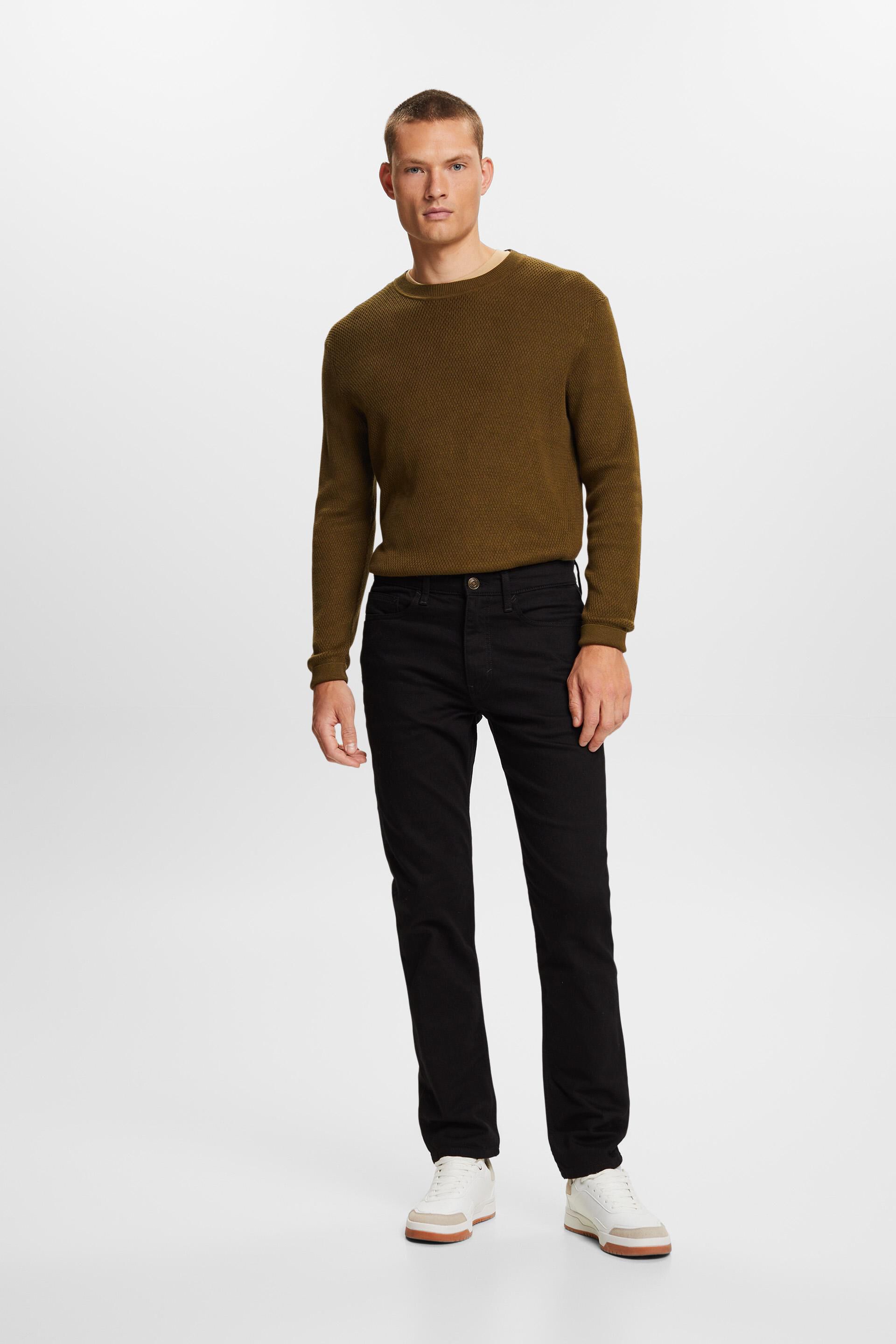 En matière recyclée : jean de coupe Straight Fit