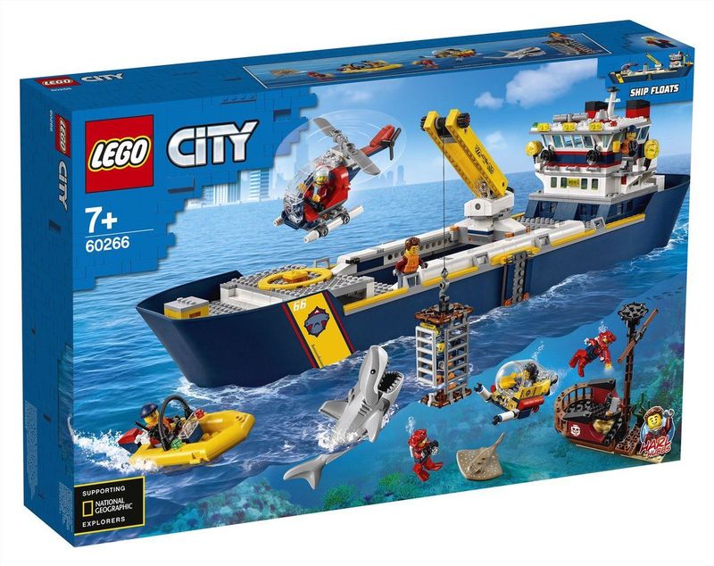 LEGO - City Oceaan Onderzoeksschip - Bouwstenen