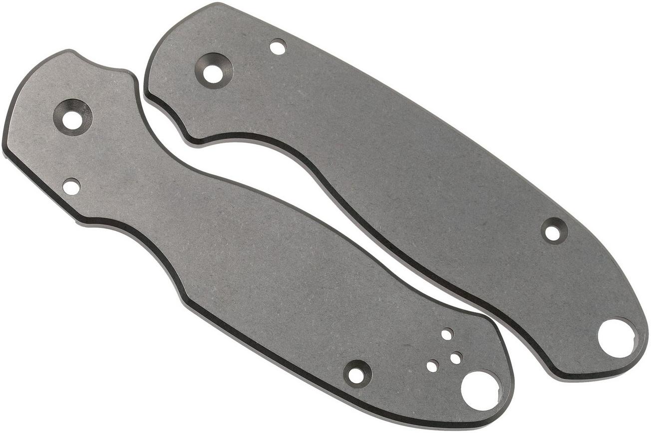 Flytanium Spyderco Para 3 Scales, titanium
