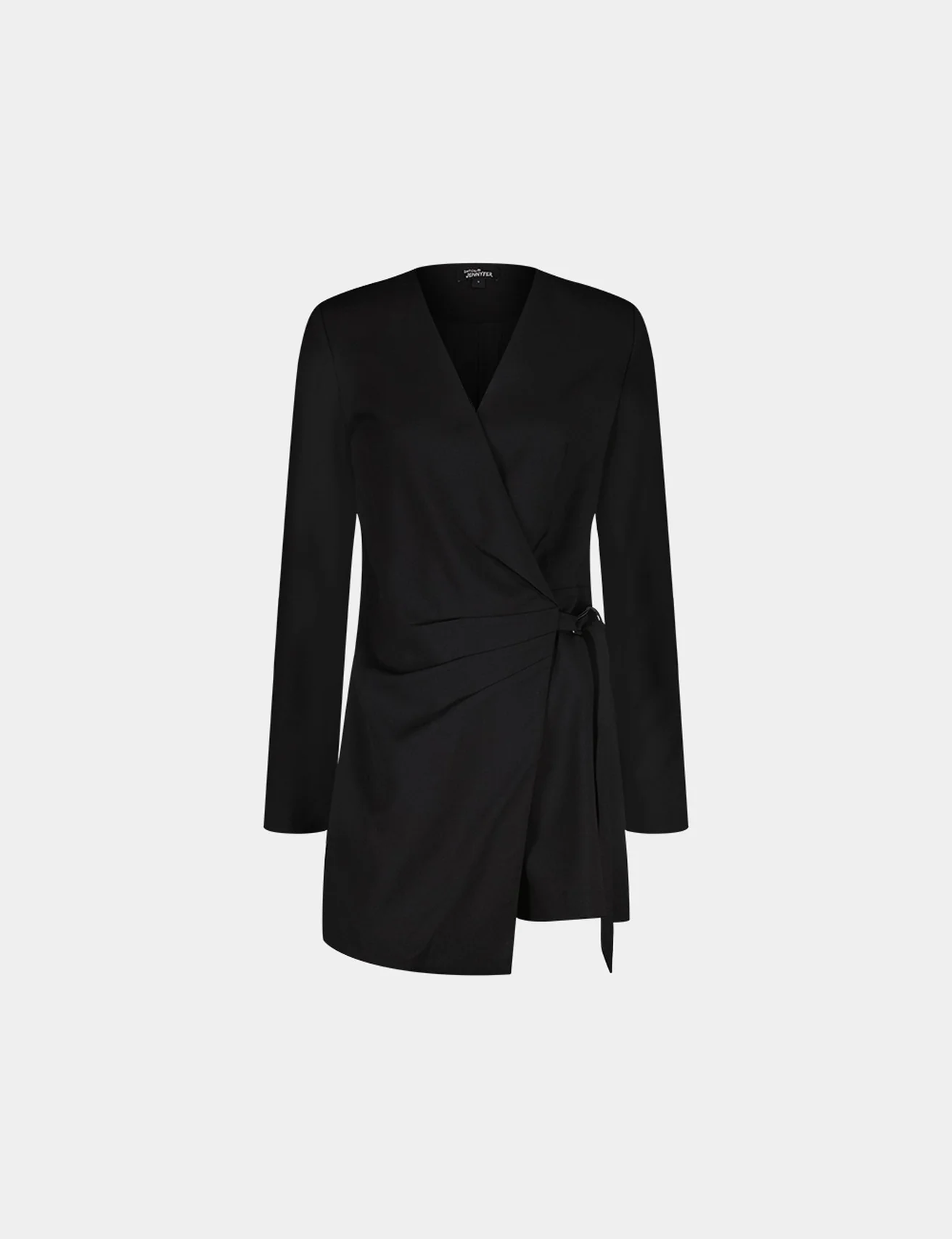 Veste de tailleur à nœud, noir