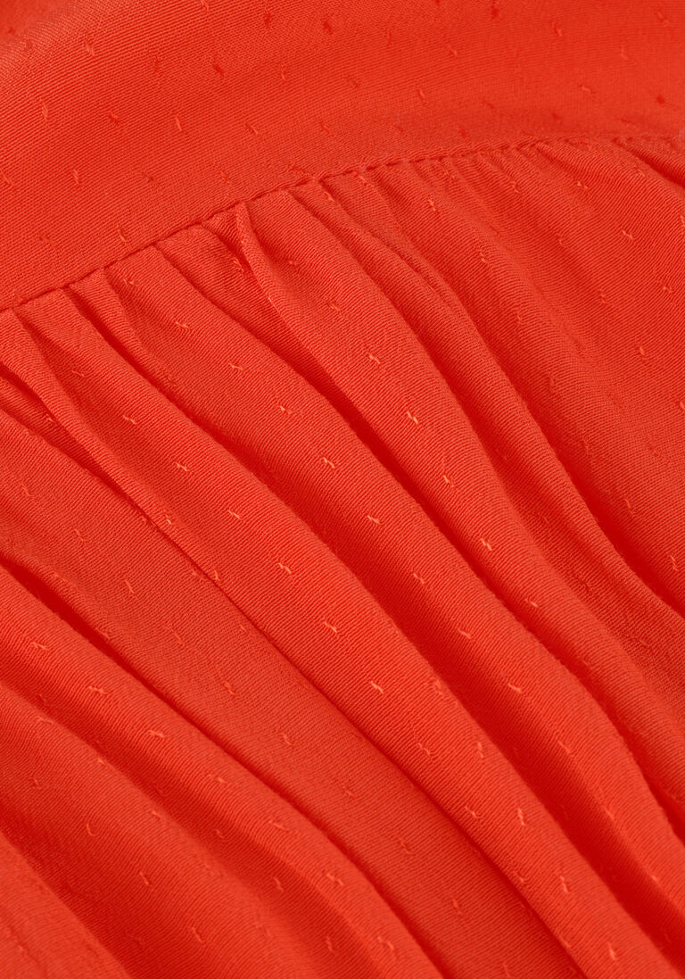 SECOND FEMALE oranje second female maxi jurk emuanuelle slim dress