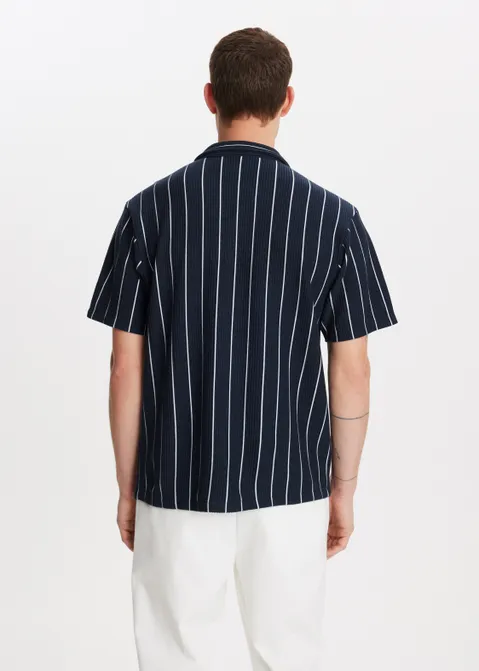 Overhemd met strepen blauw (BLW.D)