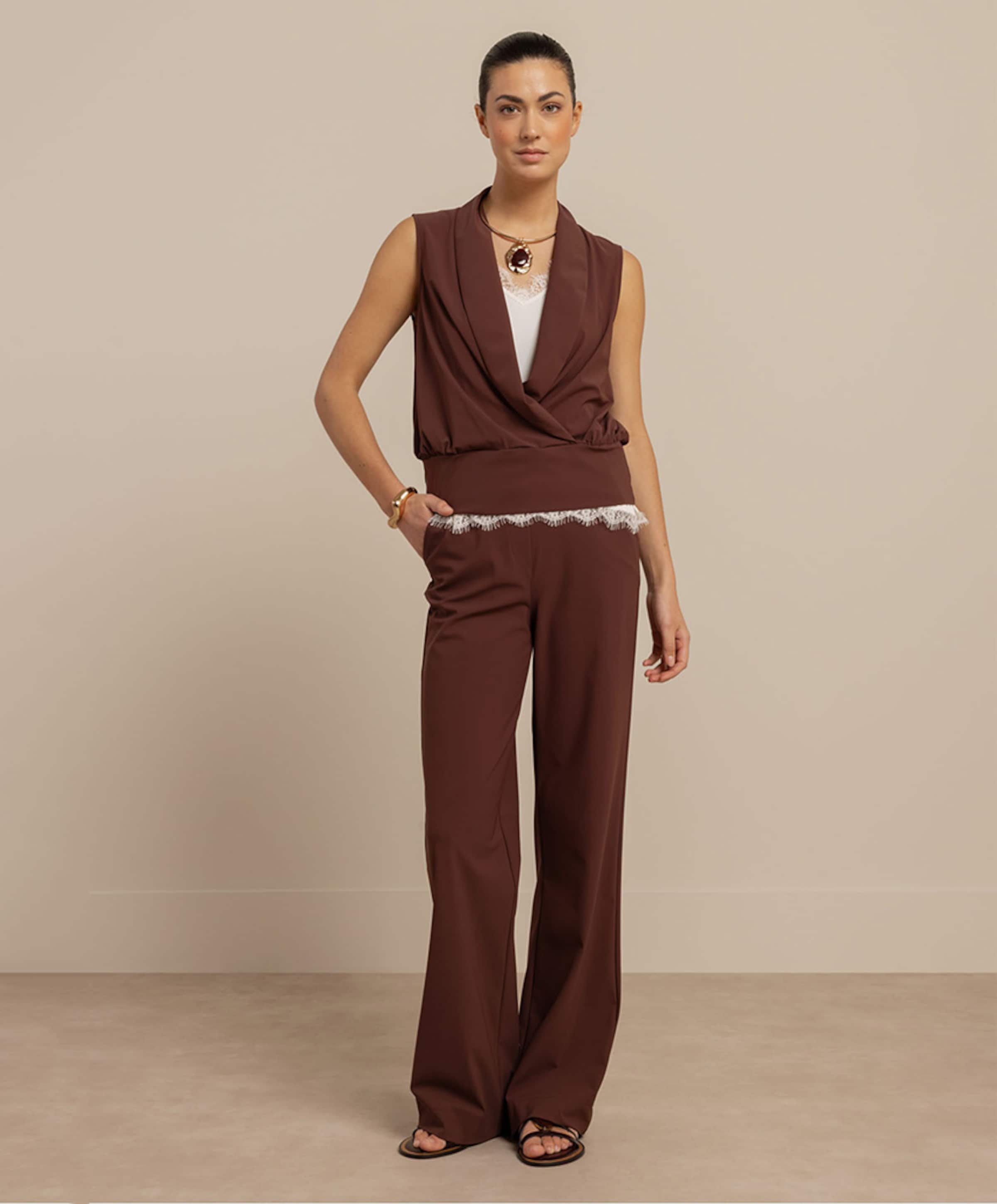 Studio Anneloes Marilon dames broek bruin
