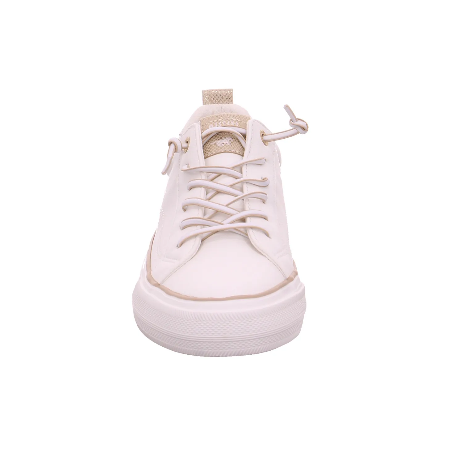 MUSTANG Sneaker Offwhite Lederimitat