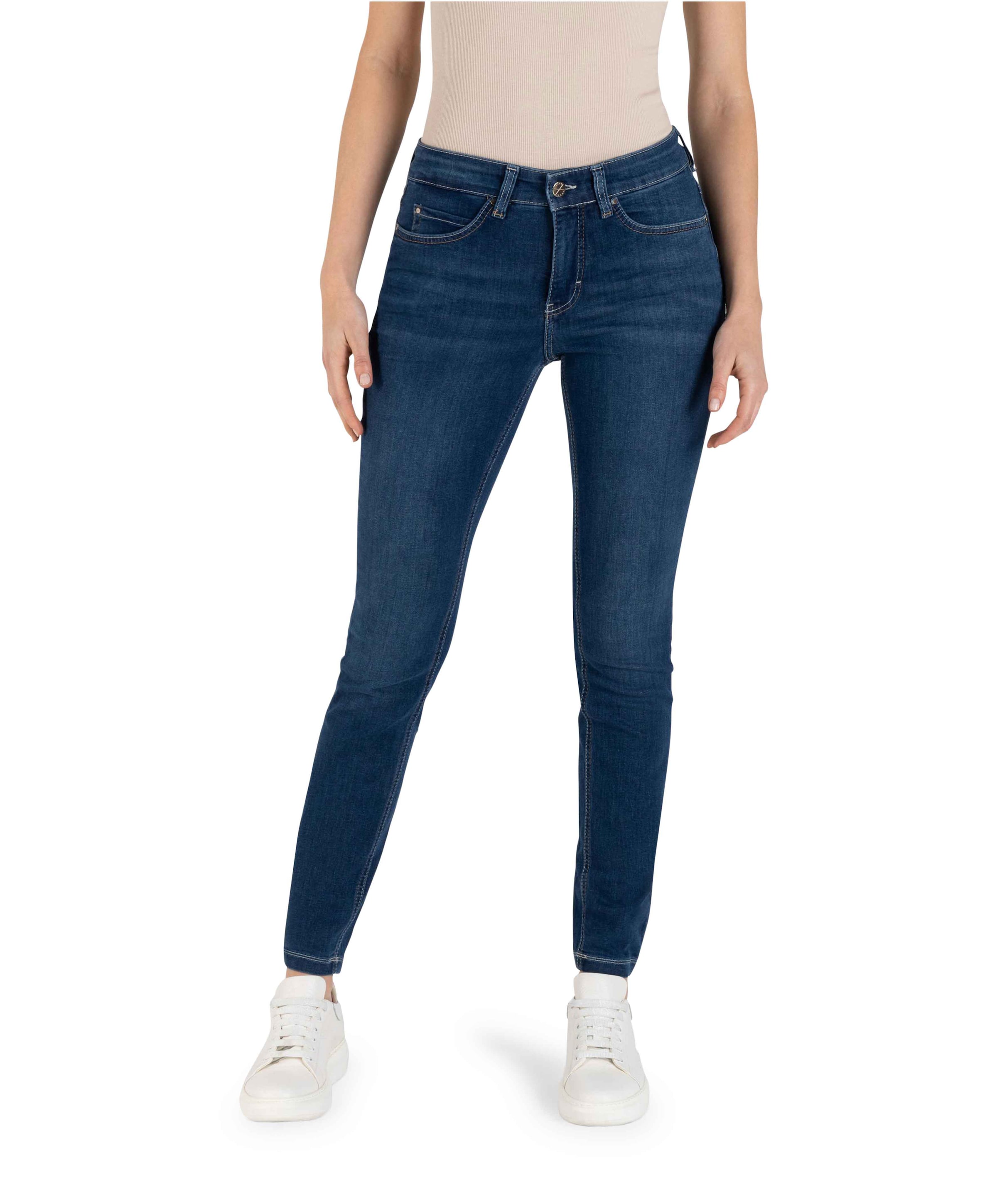 MAC DREAM SKINNY dames jeans blauw