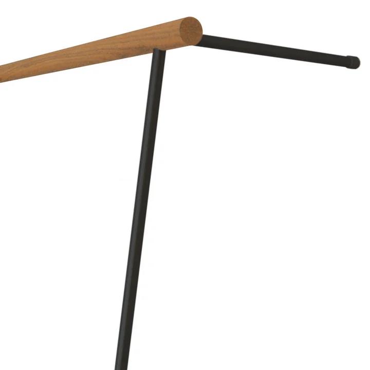 Roomsafari - Leanon II Garderobe L 100 cm, Eiche / schwarz