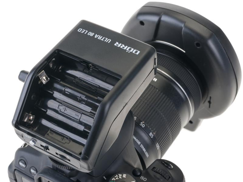 Dörr Blitzgerät LED Macro Ultra 80 Ringlicht Makrofotografie mit 80 LEDs