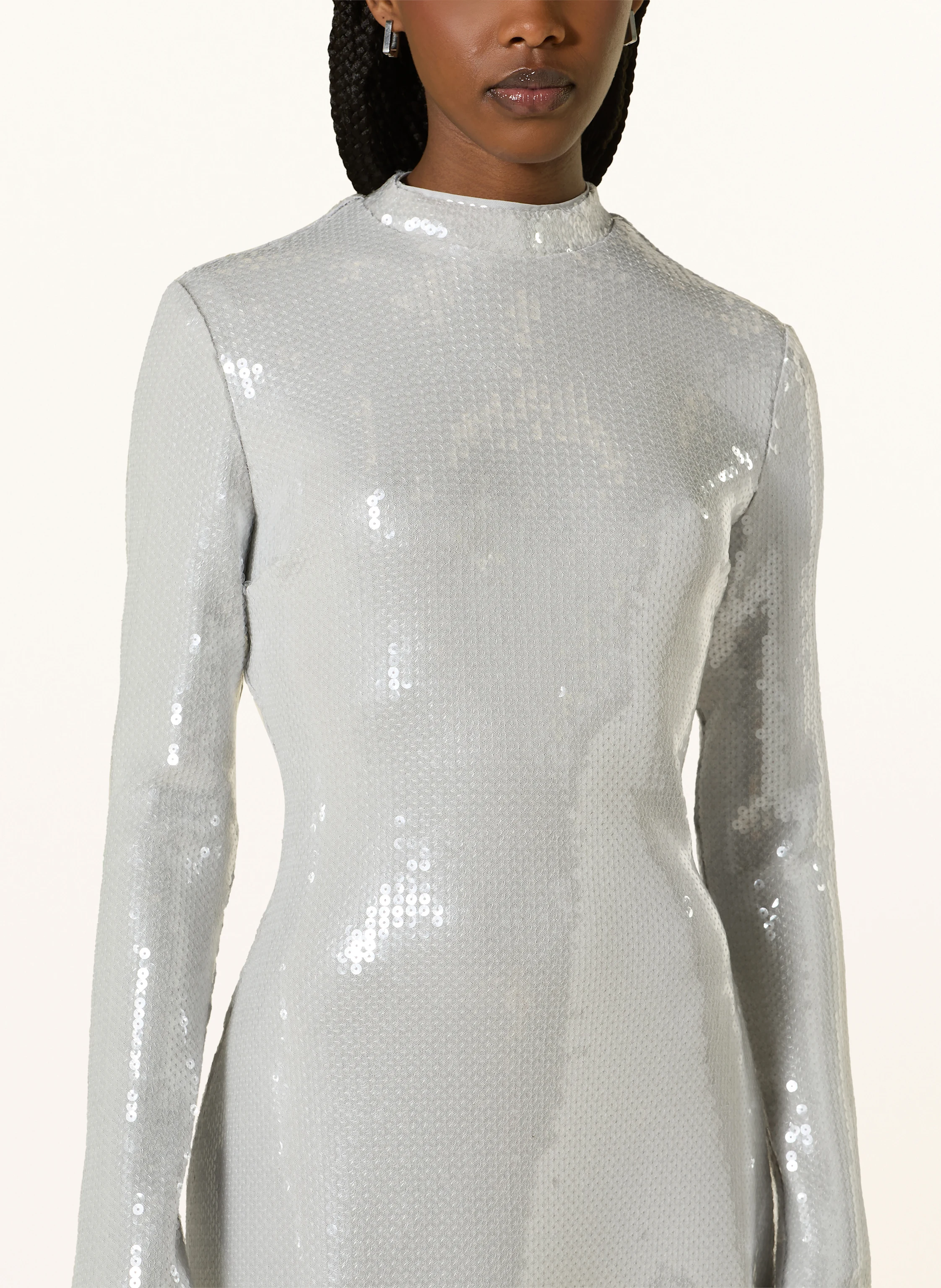 ROTATE Kleid mit Pailletten