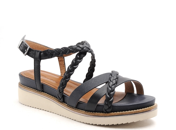 Tamaris nu pieds plats femme 28207 20 bleu
