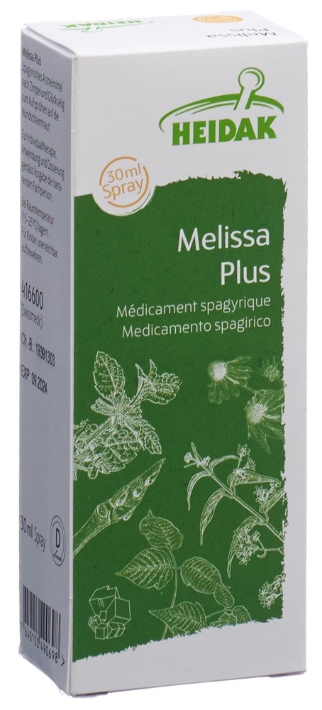 HEIDAK Melissa plus<br>30 ml, Flasche, Spray