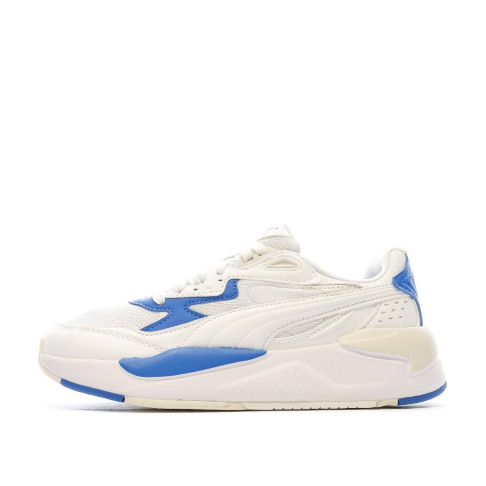 Puma Baskets Blanches/Bleu Garçon Puma X-Ray Speed