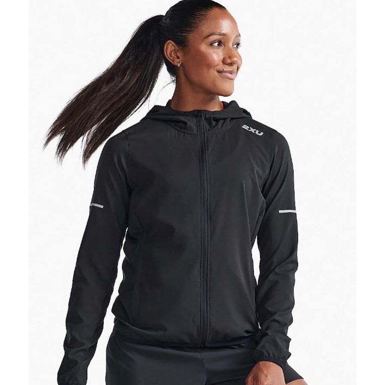 2XU Aero Jacket Women Black/Silver Reflective