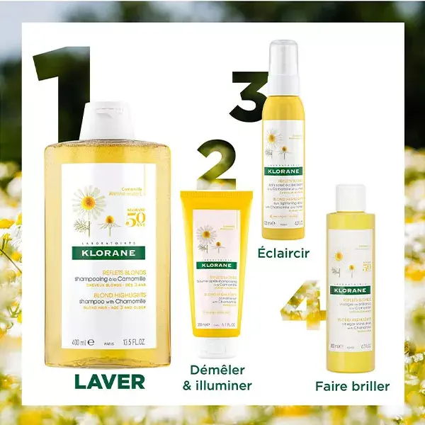 Condicionador de Camomila Klorane para Mechas Loiros 200ml