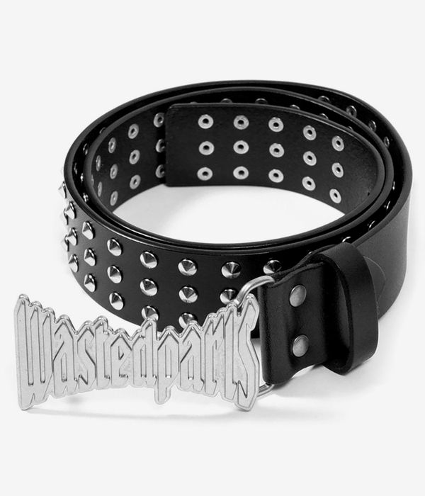Wasted Paris United Leather Gürtel (black silver)