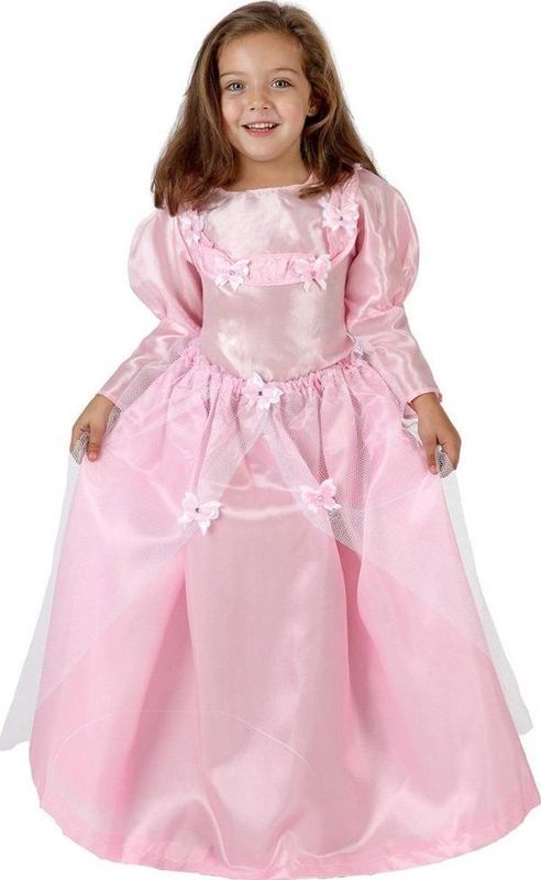 Prinsessen - Verkleedkleding - Roze - Satijn