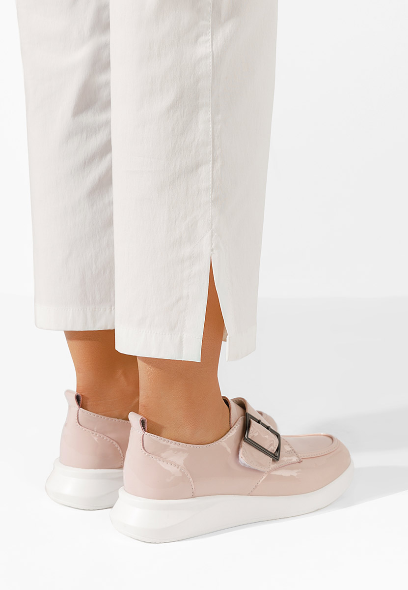 Chaussures casual femme en cuir roses Sylia V2