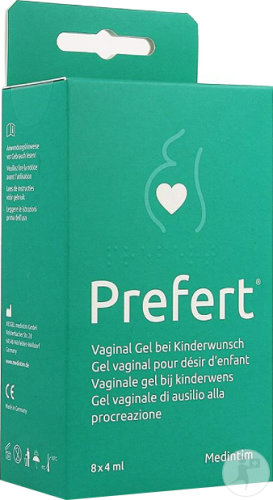 Memidis Prefert Gel Vaginal Pour Désir D'Enfant 8x4ml