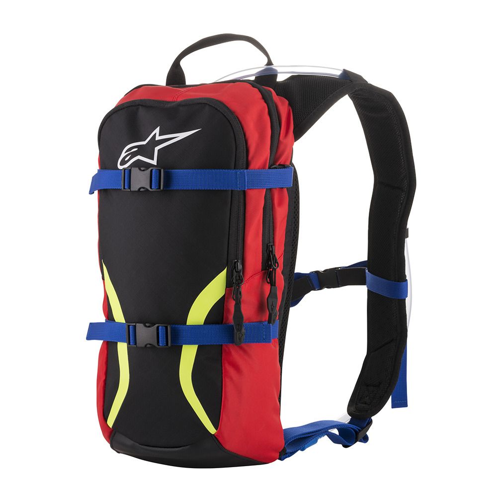 Alpinestars IGUANA 6L - Sac d'hydratation noir/bleu/rouge/jaune fluo
