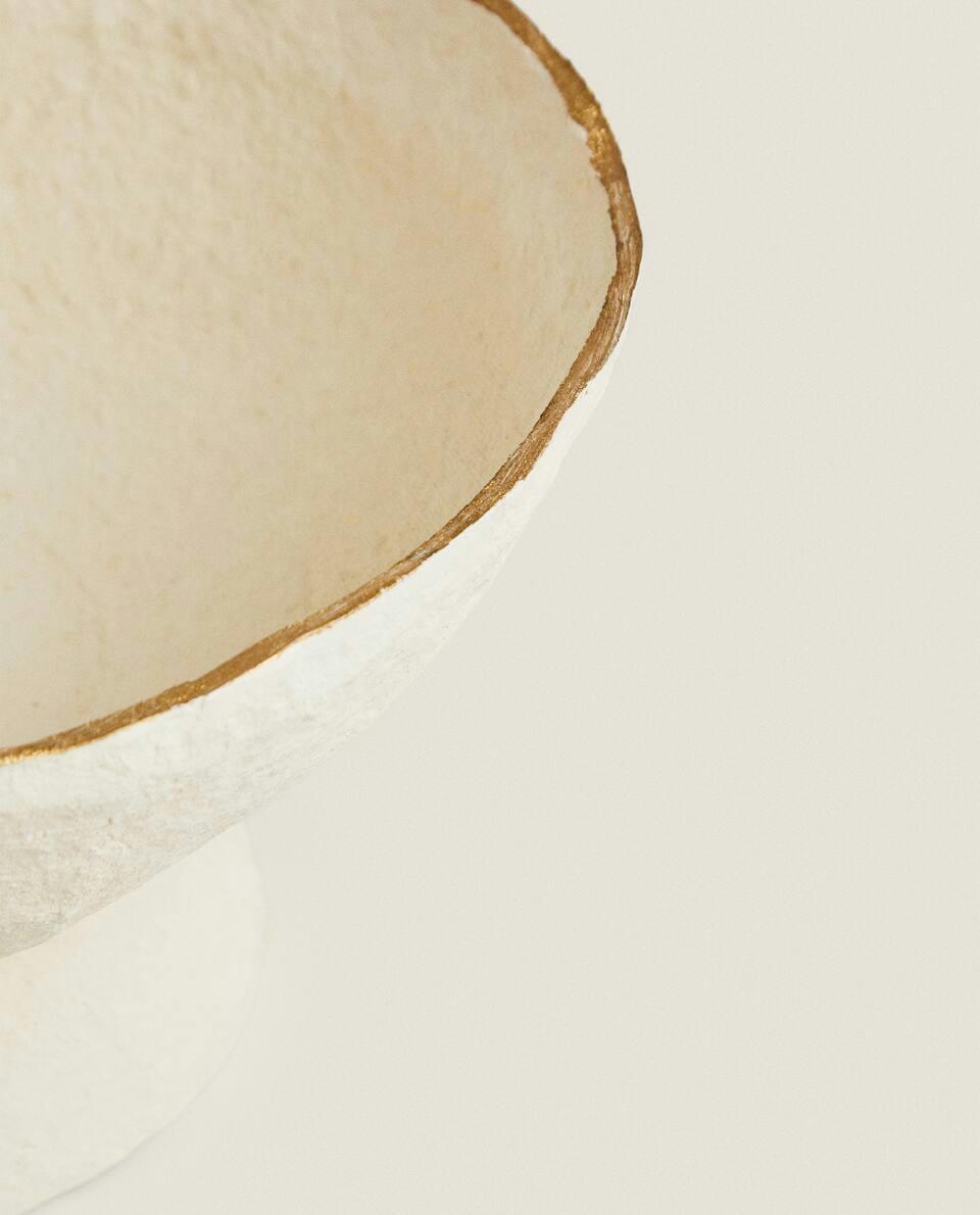 TIGELA DECORATIVA DE PAPEL MÓCHÉ