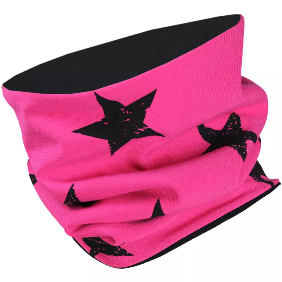 TupTam Unisex Kinder Beanie Mütze Schlauchschal Set schwarzpink