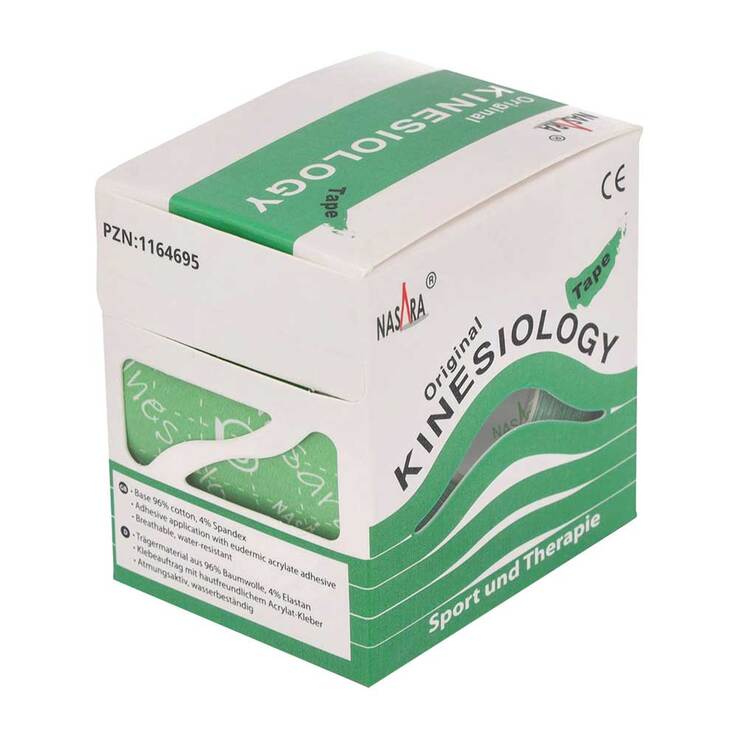 Kinesiotape Nasara 5cmx5m grün, 1 St