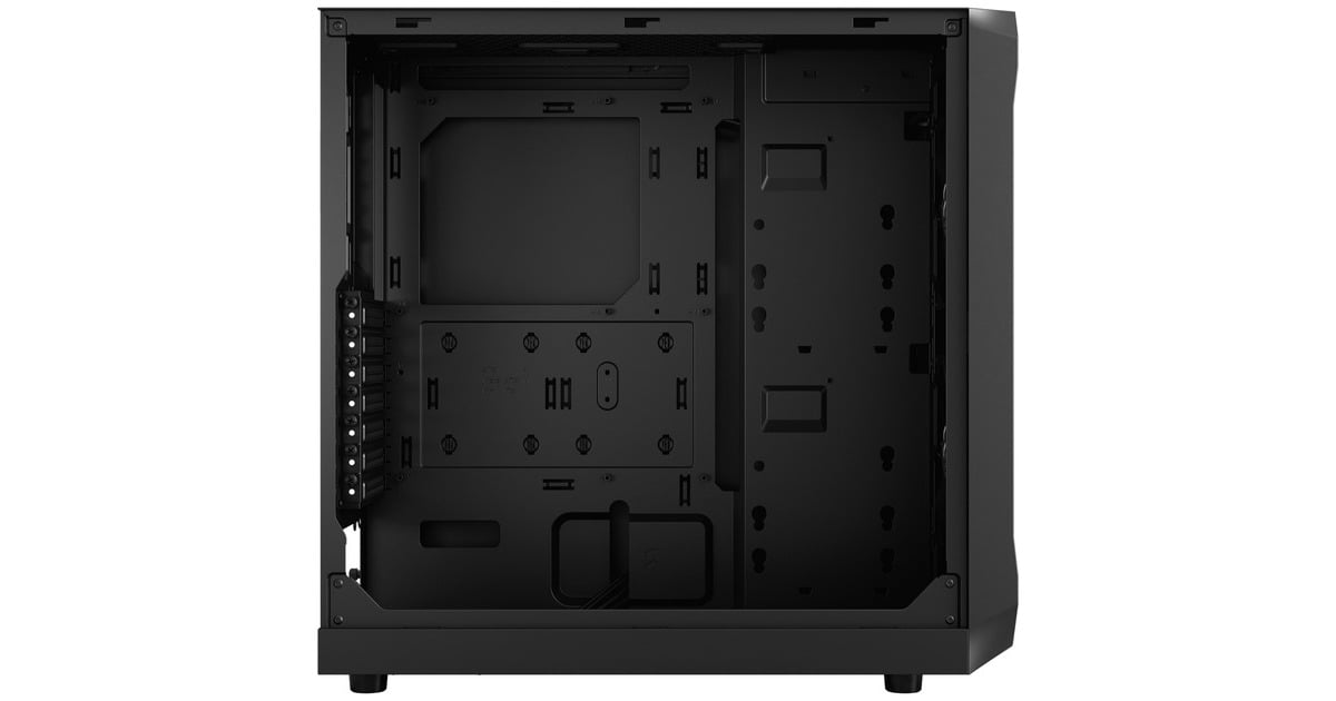Fractal DesignFocus 2 Black Solid midi tower behuizing  (Zwart | 2x USB-A)