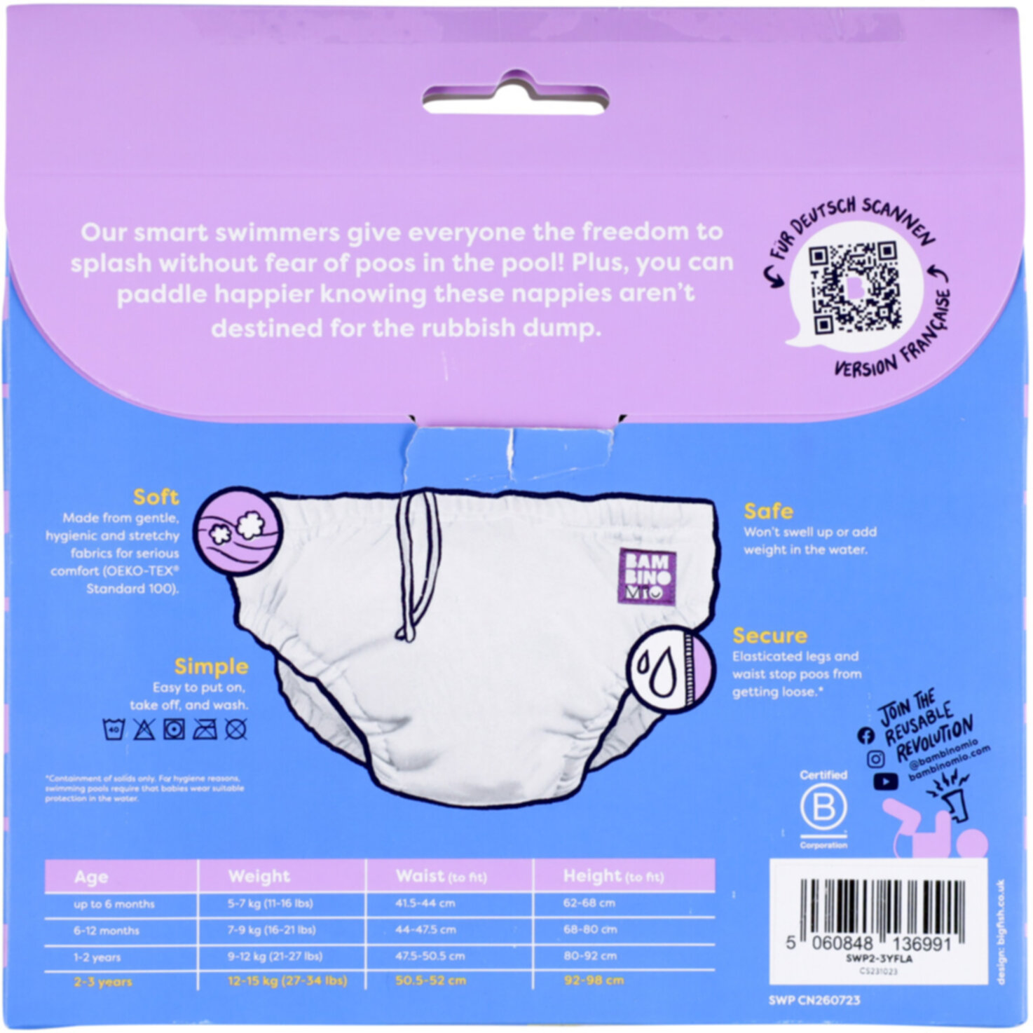 Bambino Mio Swim Pants 2-3 Jahre