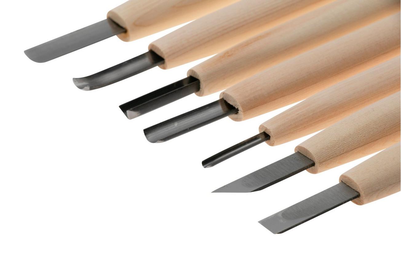 Yoshiharu Mitomoto Woodcarving Knife set YSH-091 Japanese houtsnijmessen, set van 7