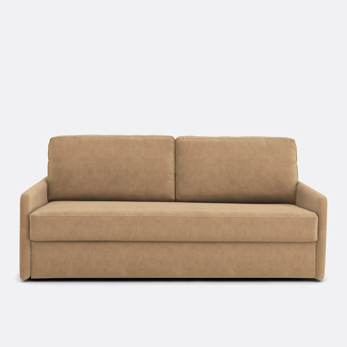 LA REDOUTE INTERIEURS<br>Sofá cama de veludo, espuma HR premium, Marta